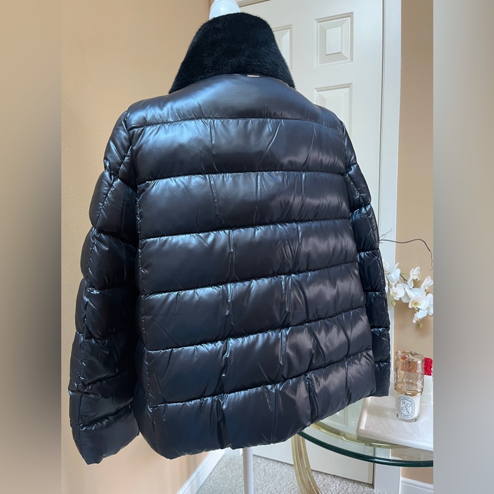 Herno Black Jacket size 48 NEW $675 - Picture 6 of 17
